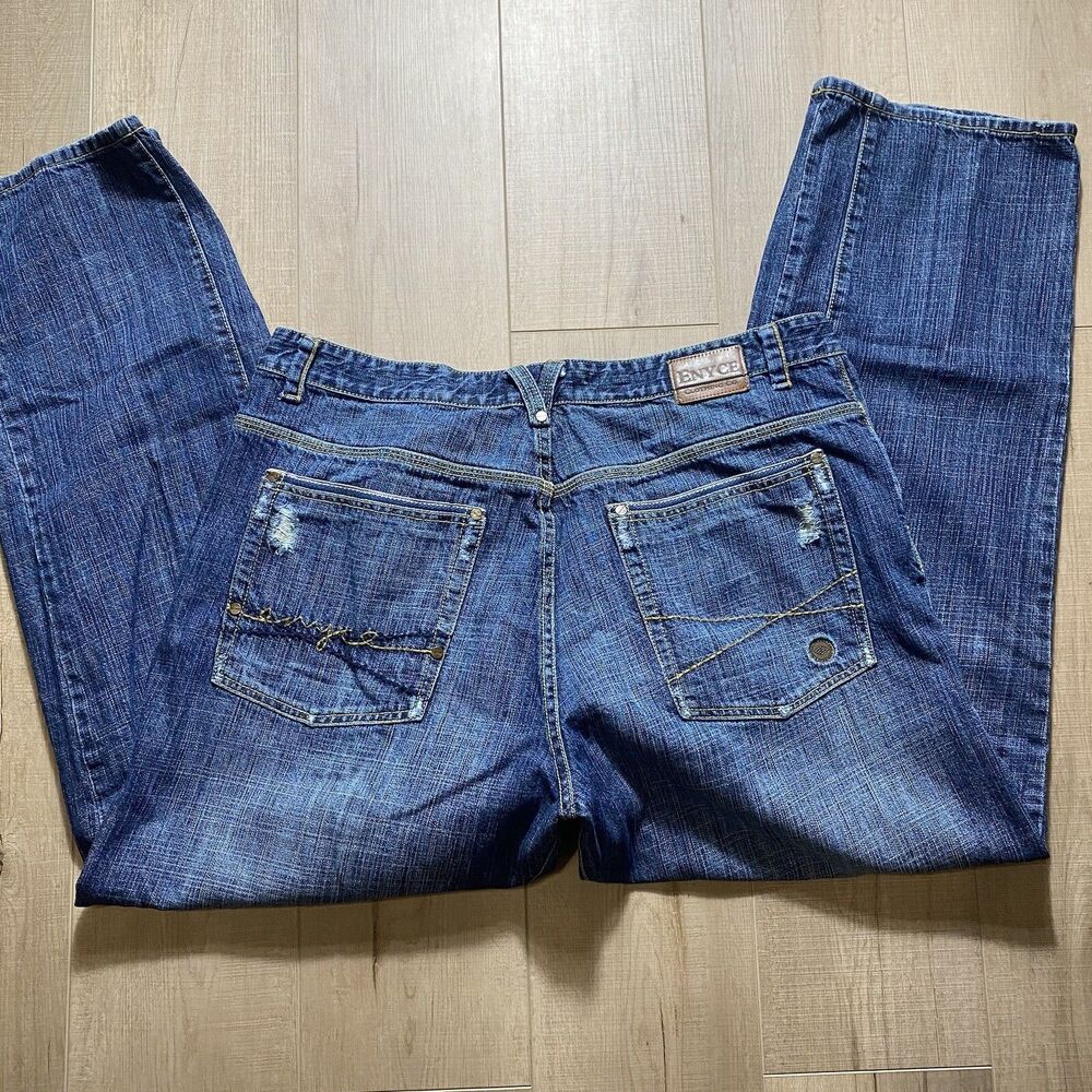 RARE VTG Enyce Jeans Men’s 40x34 Y2K Denim Southpole JNCO Style Grunge Baggy